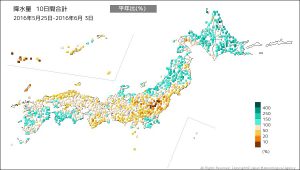 長野県などで、6月の最低気温を更新