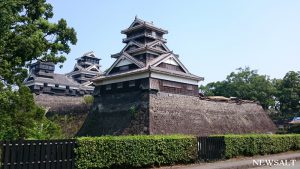 復興中の熊本城公開