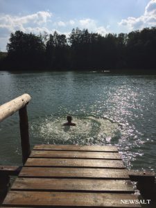 【ドイツの夏】湖で泳ぐ