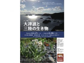 岩手県立博物館が企画展　津波が与えた生態系への影響がテーマ