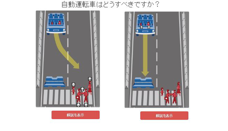 自動運転車は誰の命を救うべきなのか？　MITが意見収集を実施