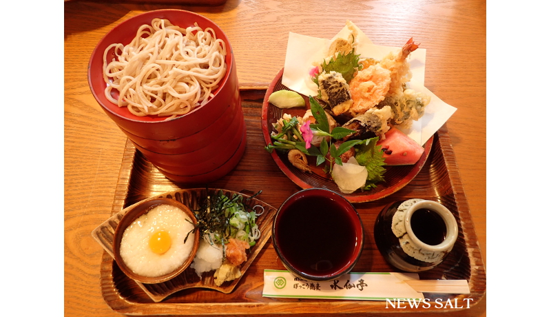 ご当地自慢を探せ！（20）岡山県・水仙亭の「ぼっこう蕎麦」