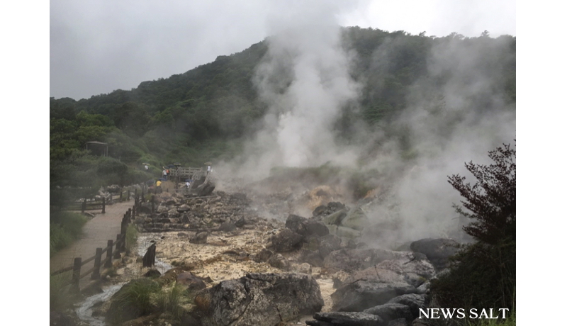 長崎県島原半島を訪れる　雲仙地獄・島原城