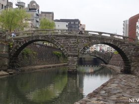 長崎のランドマーク的存在「眼鏡橋」　