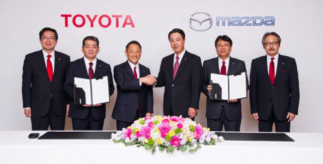 トヨタとマツダが業務資本提携 米国に合弁会社設立へ