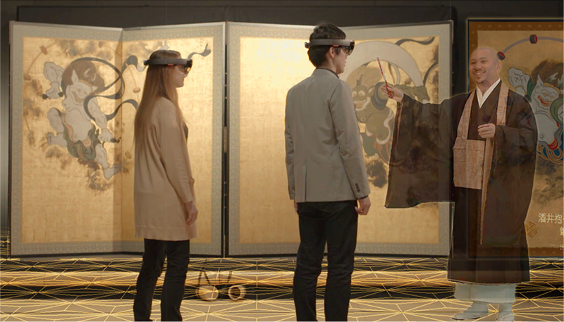 MR技術で「風神雷神図屏風」の世界を体験　京都国立博物館