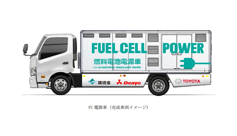 デンヨーとトヨタ、水素発電のFC電源車を共同開発　災害時に大量の電力供給可能