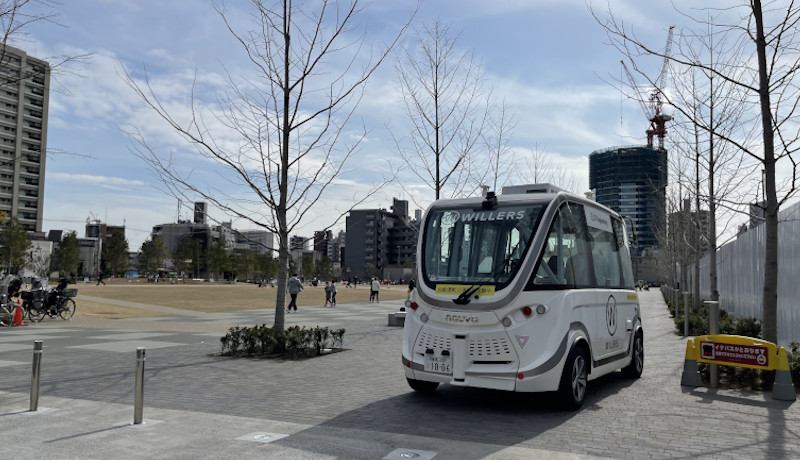 ウィラーが東池袋で自動運転サービスの公道実証、デリバリーの実験も